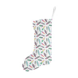 Surfboard Pattern Print Design 04 Christmas Stocking