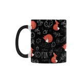 fox sleeping fox pattern Morphing Mug Heat Changing Mug