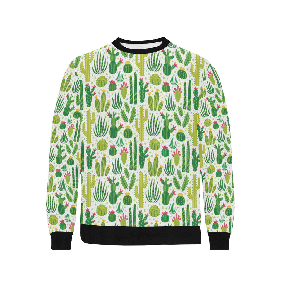 Cactus pattern copy Men's Crew Neck Sweatshirt