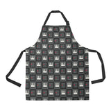 Piano Pattern Print Design 05 All Over Print Adjustable Apron