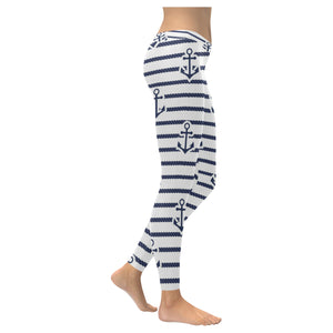 Anchor rope nautical  pattern Women's Legging Fulfilled In US