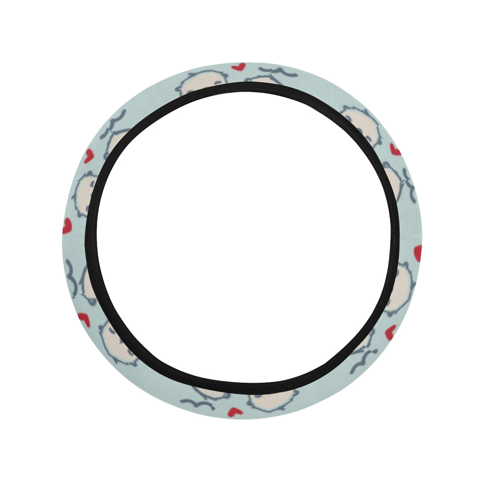 Lovely Sea Otter Pattern Car Steering Wheel Cover