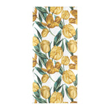 yellow tulips pattern Beach Towel