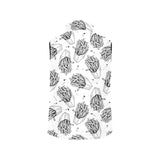 Hand drawn french fries pattern Women's Padded Vest
