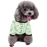 Hummingbird Pattern Print Design 01 All Over Print Pet Dog Round Neck Fuzzy Shirt