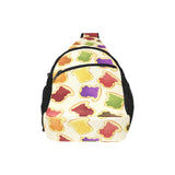 Bread Toast Pattern Print Design 02 All Over Print Chest Bag