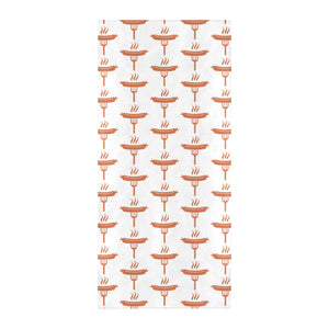 Sausage Pattern Print Design 05 Beach Towel
