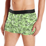 Canabis Marijuana Weed Pattern Print Design 01 Men's All Over Print Boxer Briefs Men's Underwear