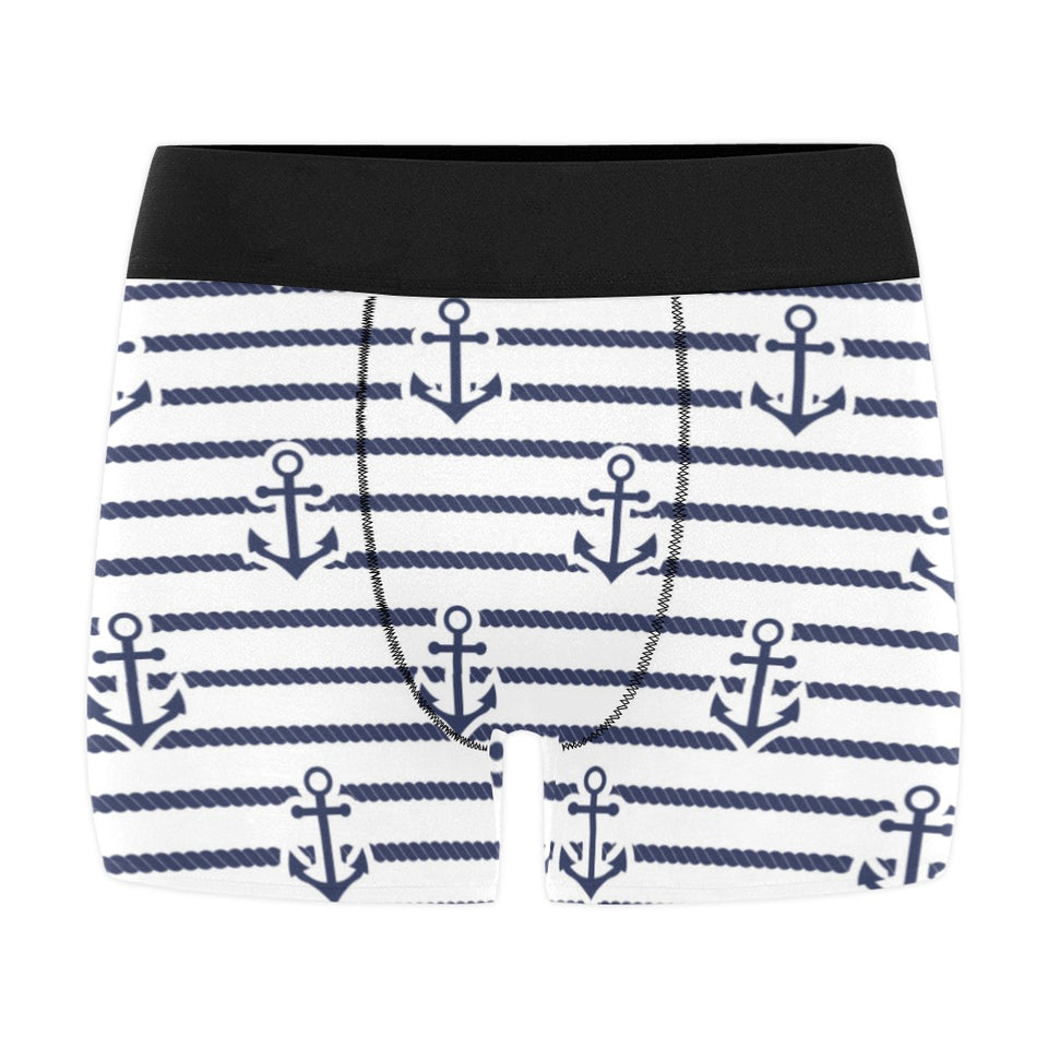 Anchor rope nautical  pattern Men's All Over Print Boxer Briefs Men's Underwear