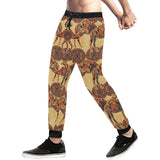 Camel polynesian tribal design pattern Unisex Casual Sweatpants