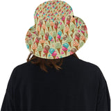 Colorful ice cream pattern Unisex Bucket Hat