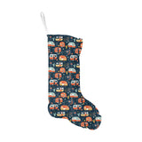 Camper Van Pattern Print Design 05 Christmas Stocking
