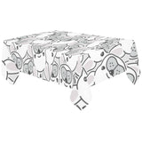 Cute french bulldog head pattern Tablecloth