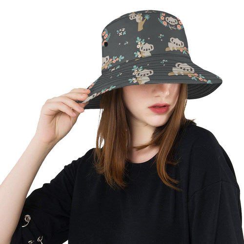 Cute koala pattern Unisex Bucket Hat