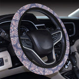 Indian Batik Style pattern Car Steering Wheel Cover