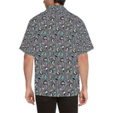 Ostrich Pattern Print Design 01 Men's All Over Print Hawaiian Shirt (Model T58)