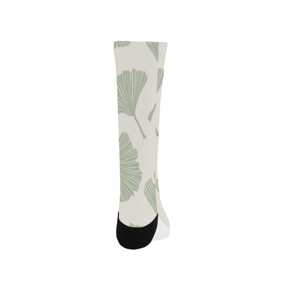 Ginkgo leaves pattern Crew Socks
