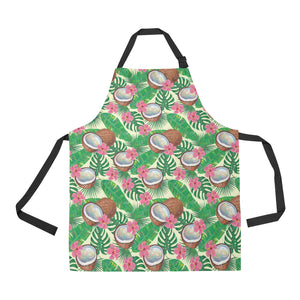 Coconut Pattern Print Design 01 All Over Print Adjustable Apron