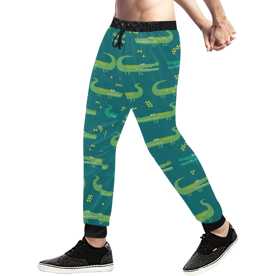 Crocodile pattern Unisex Casual Sweatpants