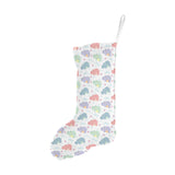 Hippopotamus Pattern Print Design 03 Christmas Stocking