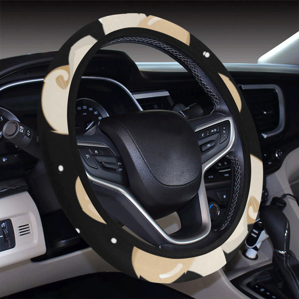 Champignon mushroom pattern Car Steering Wheel Cover