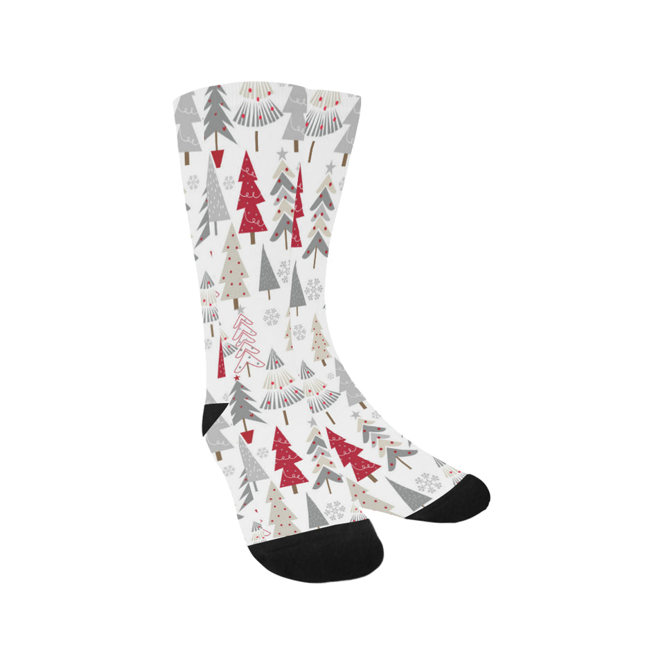 Cute Christmas tree pattern Crew Socks