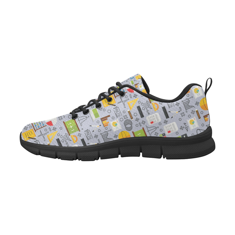 Math Pattern Print Design 04 Men's Breathable Sneakers ( Model 055)