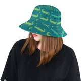 Crocodile pattern Unisex Bucket Hat