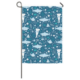 Cute shark pattern House Flag Garden Flag