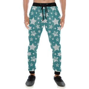 Vintage star pattern Unisex Casual Sweatpants