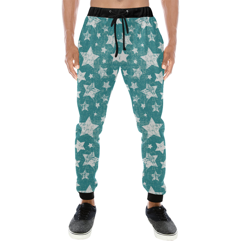 Vintage star pattern Unisex Casual Sweatpants
