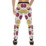 Passion fruit design pattern Unisex Casual Sweatpants