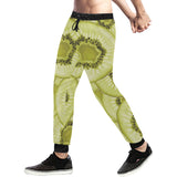 Sliced kiwi pattern Unisex Casual Sweatpants
