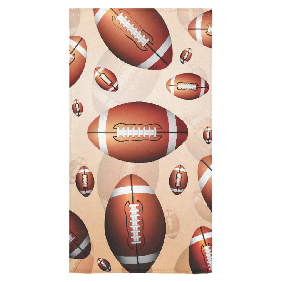 American football ball design pattern Bath Towel