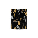 saxophone design pattern Morphing Mug Heat Changing Mug