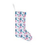 Hummingbird Pattern Print Design 02 Christmas Stocking