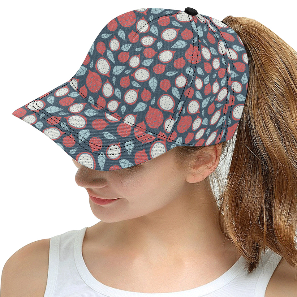 dragon fruits dark blue background All Over Print Snapback Cap