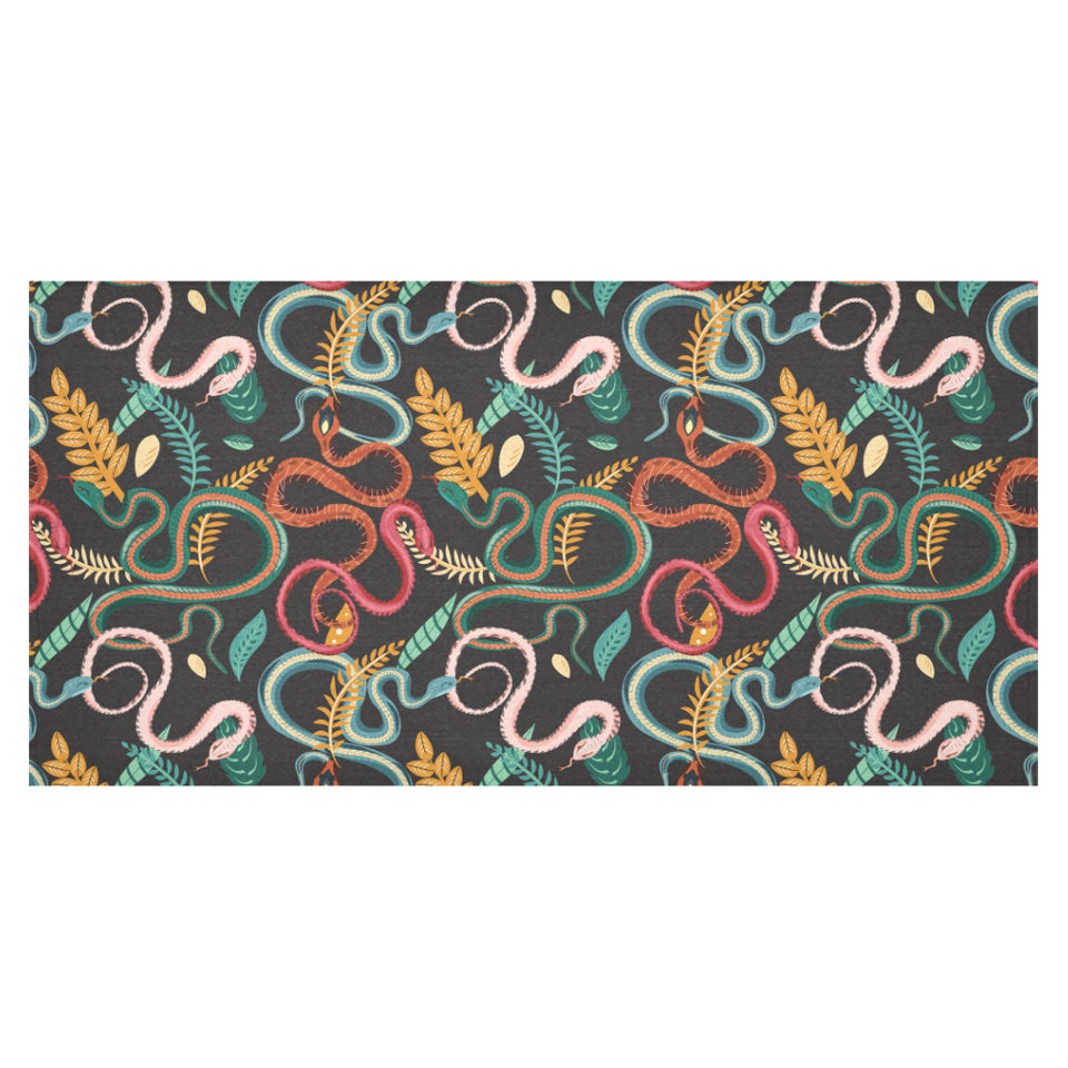 Colorful snake plant pattern Tablecloth