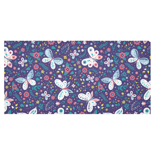 Colorful butterfly flower pattern.eps Tablecloth