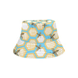 Bee honeycomb pattern Unisex Bucket Hat