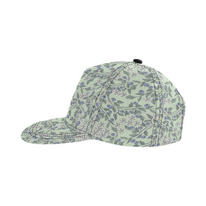 hand drawn blueberry pattern All Over Print Snapback Cap