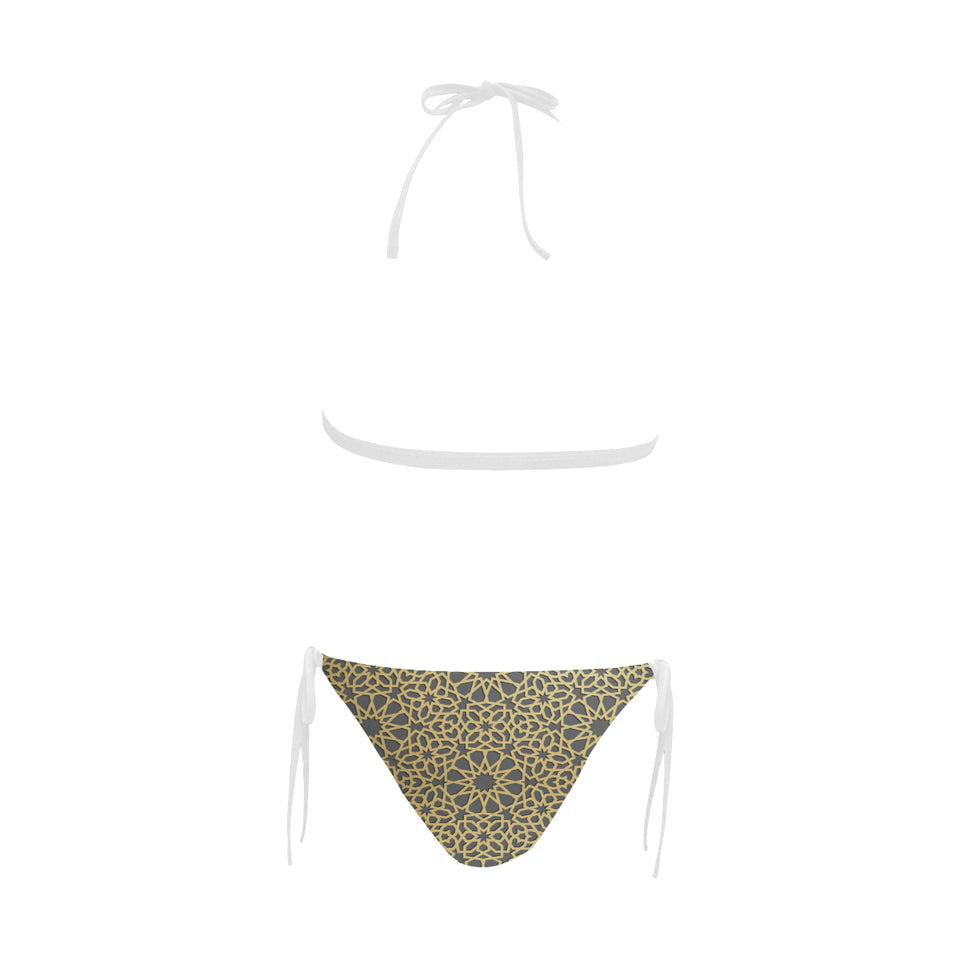 arabic star gold pattern Sexy Bikinis Two-Piece Swimsuits