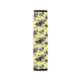 Ostrich Pattern Print Design 04 Car Seat Belt Cover