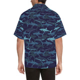 Shark pattern Men's All Over Print Hawaiian Shirt