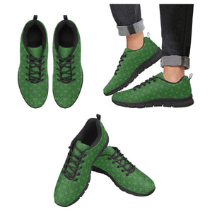 Casino Cards Suits Pattern Print Design 04 Men's Breathable Sneakers ( Model 055)