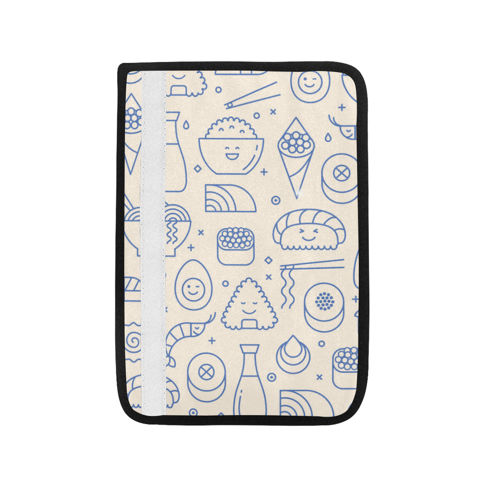 Cute sushi icon pattern Car Seat Belt Cover