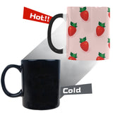 Strawberry beautiful pattern Morphing Mug Heat Changing Mug