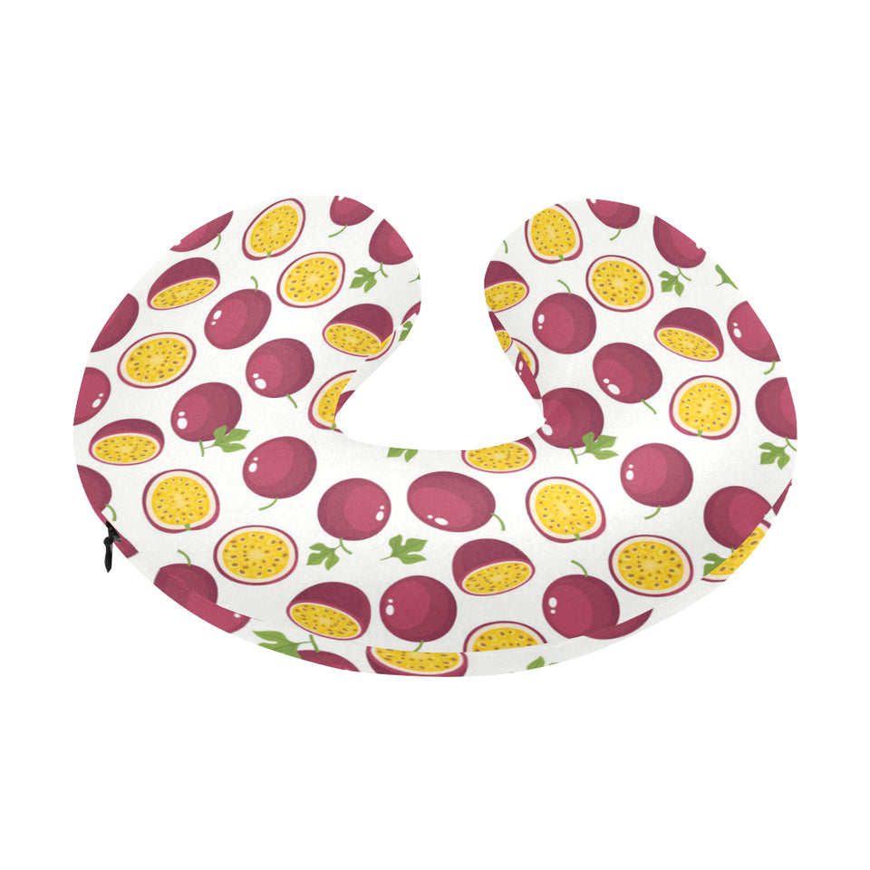 Passion fruit design pattern U-Shaped Travel Neck Pillow