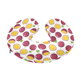 Passion fruit design pattern U-Shaped Travel Neck Pillow