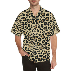 Leopard print design pattern Men's All Over Print Hawaiian Shirt